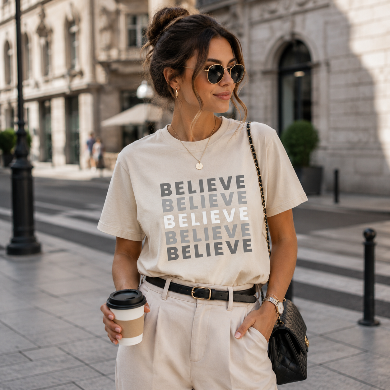 Marškinėliai Believe