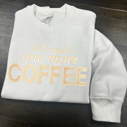 All I need is one more coffee