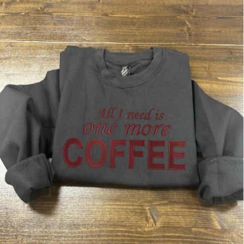 All I need is one more coffee