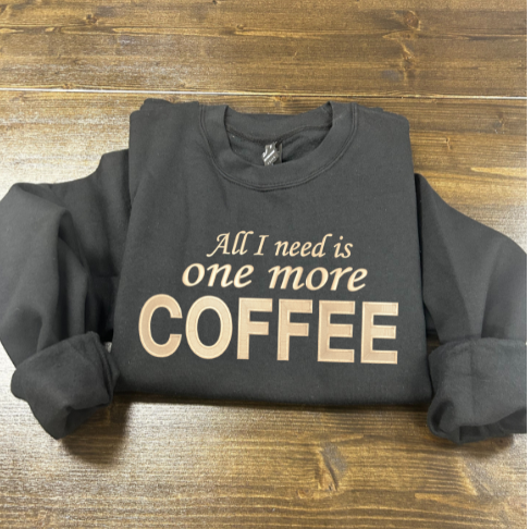 All I need is one more coffee