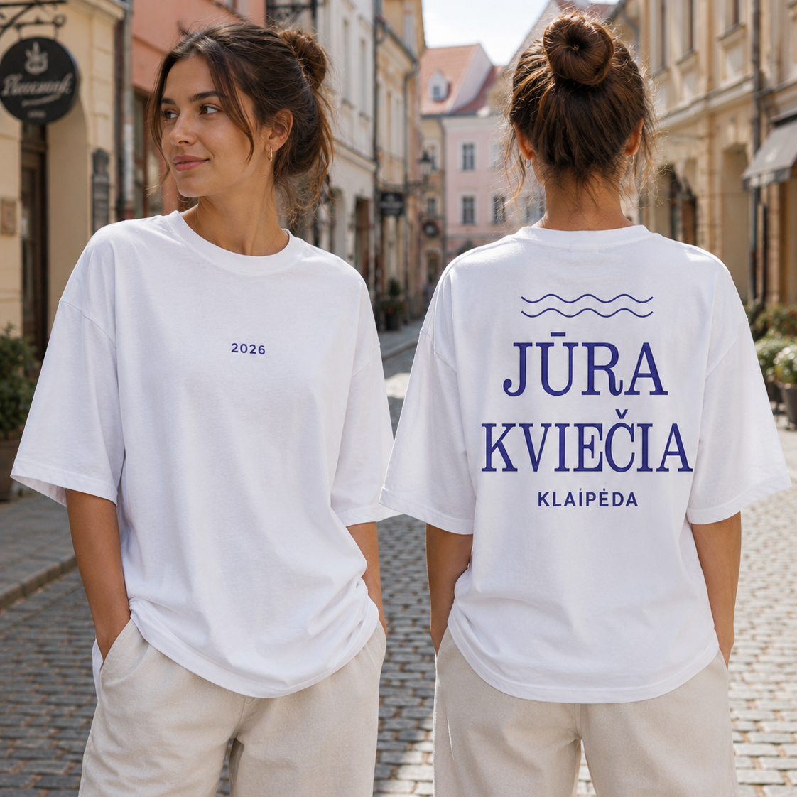 Marškinėliai Jūra kviečia - Klaipėda