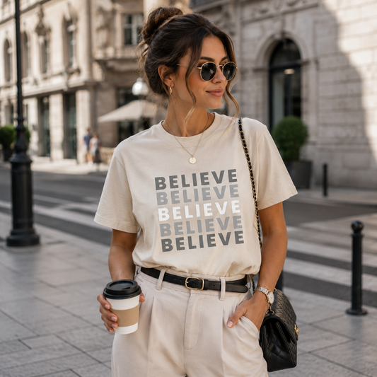 Marškinėliai Believe